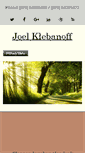 Mobile Screenshot of joelklebanoff.com